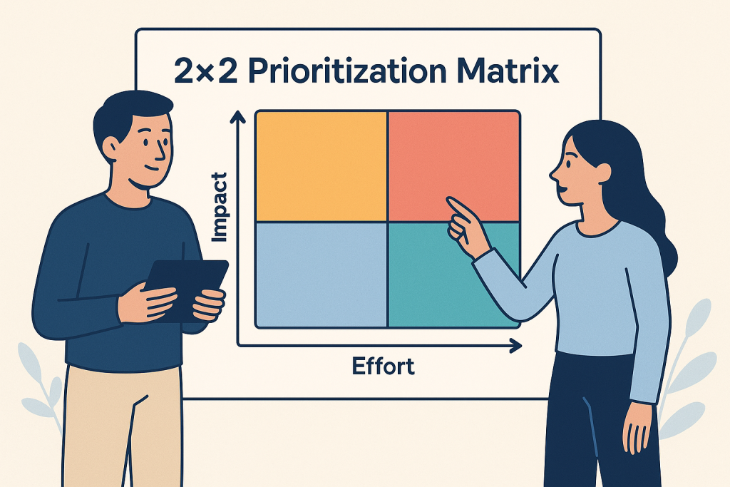 2×2 Prioritization Matrix